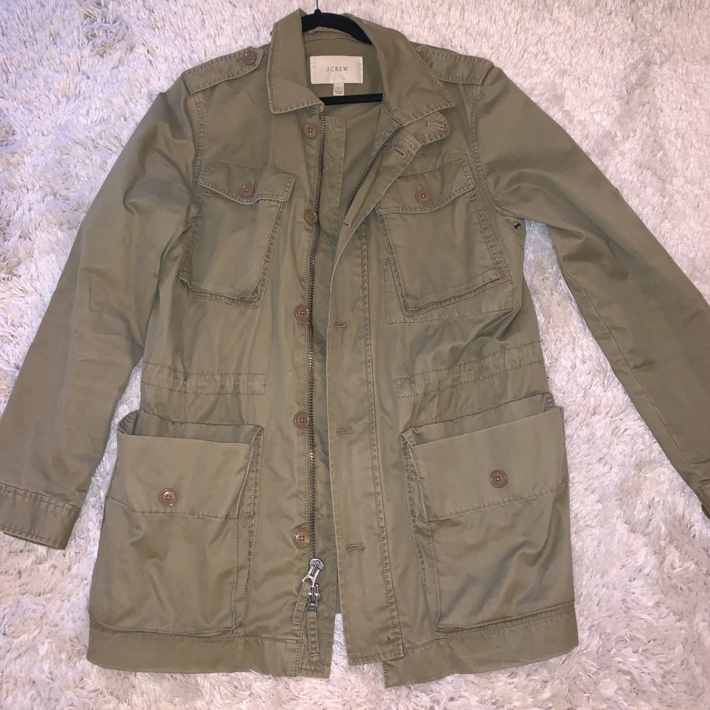 J Crew Green Jacket